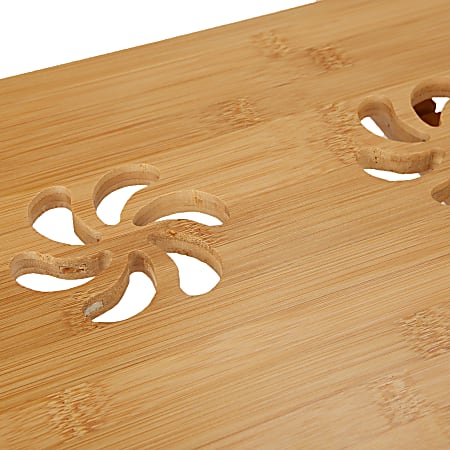 Mind reader bamboo clearance laptop bed tray