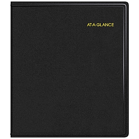 AT-A-GLANCE® 5-Year Monthly Planner, 9" x 11", Black, January-December 2017