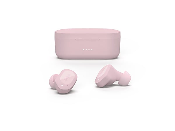 Belkin SoundForm Play - True wireless earphones with mic - in-ear - Bluetooth - active noise canceling - pink