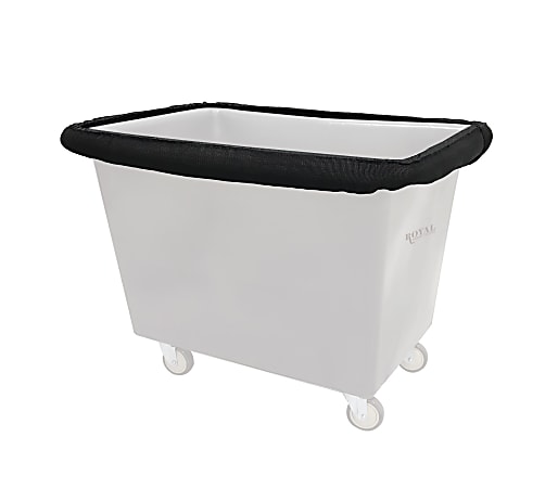 Royal Basket Trucks 16 BU Poly Bumper, Black