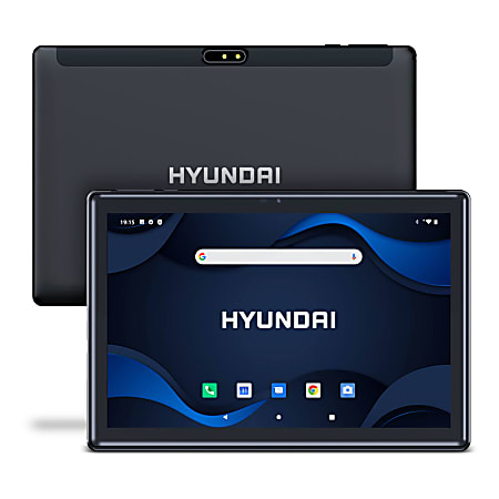Hyundai HyTab Pro 10LA1 Wi-Fi/4G LTE Tablet, 10.1" Screen, 4GB Memory, 128GB Storage, Android 10, Space Gray, HT10LA1MSGLTM