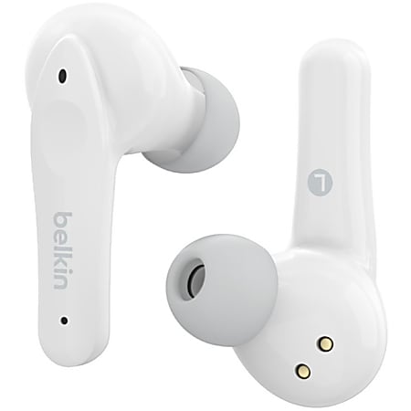 Belkin SOUNDFORM Nano Wireless Earbuds for Kids Stereo True Wireless  Bluetooth 32.8 ft Earbud Binaural In ear White - Office Depot