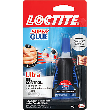 3 ~ LOCTITE Super Glue GEL Control Clear NO DRIP Leather Cork Rubber 4g  234790 79340303799