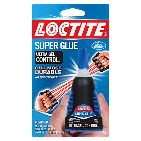 Loctite Ultra Gel Control Super Glue 0.14 Oz Clear - Office Depot