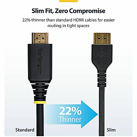 StarTech.com Premium High Speed HDMI Cable With Ethernet 3.3 RHDMM1MP ...