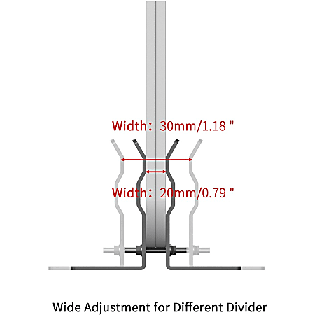 Lorell 2-Tier Sit/Stand Double Base - 220 lb Capacity - 28.30
