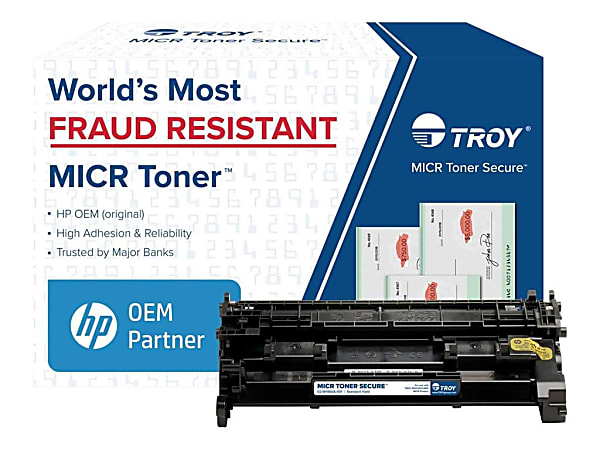 TROY MICR Toner Secure - Black - original - MICR toner cartridge - for HP LaserJet Pro 4001, MFP 4101