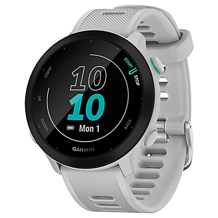Garmin Forerunner 55 Running Watch, White