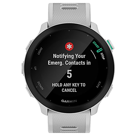 GARMIN Forerunner 55 ホワイト Garmin Forerunner 55 Running Watch White - Office Depot