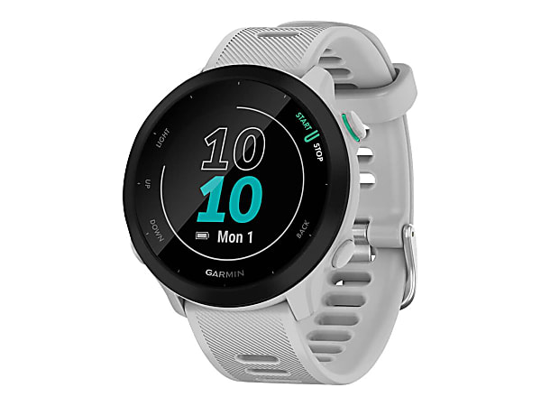 Garmin Forerunner 55 Running Watch White - Office Depot