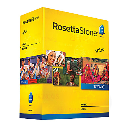 Rosetta Stone® Arabic TOTALe™ V4 Level 1, For PC And Apple® Mac®, Traditional Disc