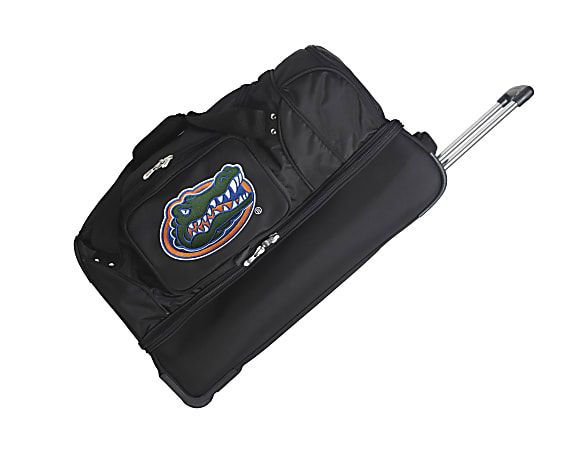 Denco Sports Luggage Rolling Drop-Bottom Duffel Bag, Florida Gators, Black
