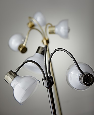 Adesso presley 3 arm cheap floor lamp