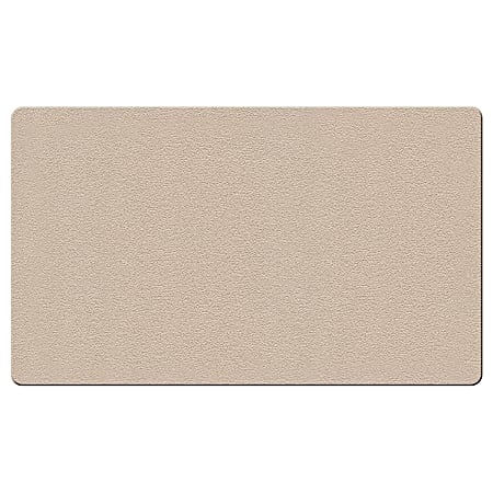 Ghent Fabric Bulletin Board With Wrapped Edges, 48-5/8" x 72-5/8", Beige