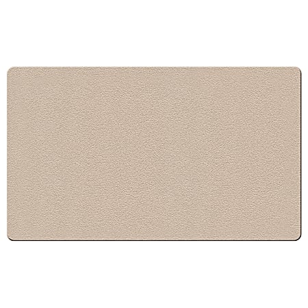 Ghent Fabric Bulletin Board With Wrapped Edges, 48-5/8" x 72-5/8", Beige