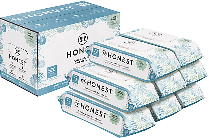 The Honest Company Honest Baby Wipes, Classic, Pack Of 576 Wipes