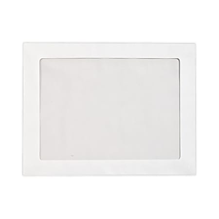 LUX #9 Full-Face Window Envelopes, Middle Window, Gummed Seal, Bright White, Pack Of 1,000