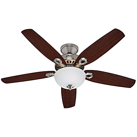 Hunter Fan 52" Builder Deluxe - 5 Blades - 52" Diameter - Quiet, Dust/Dirt-free - 12.7" Height