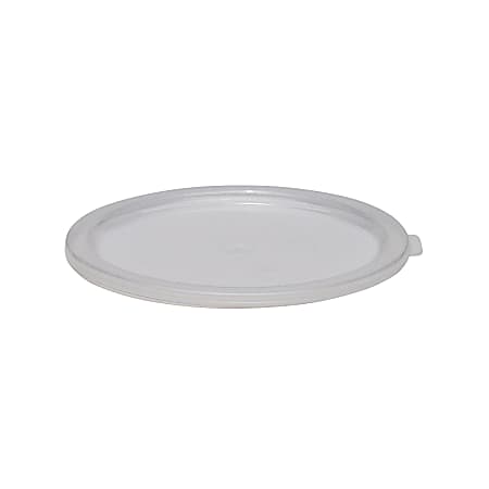 Cambro Translucent Round Lids For 2 - 4 Qt Food Containers, Pack Of 12 Lids