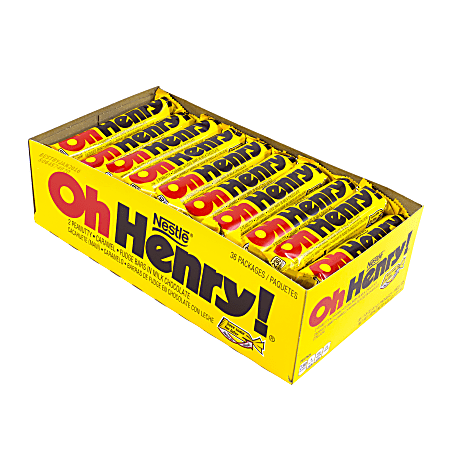 Nestle&reg; Oh Henry! Bars, 1.8-Oz Bag, Pack Of 36