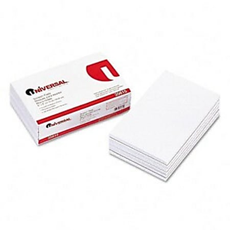 Universal Scratch Pad - 100 Sheet - 16lb - Unruled - 5" x 8" - 12 / Pack - White