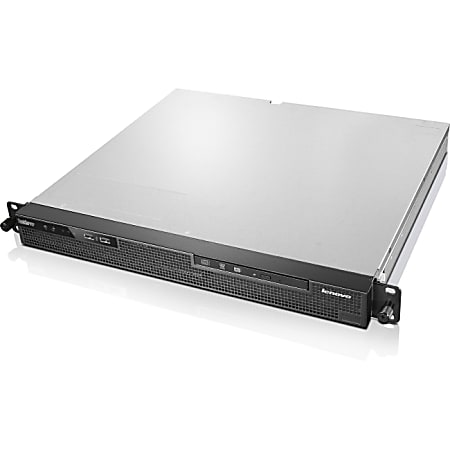 Lenovo ThinkServer RS140 70F9000BUX 1U Rack Server - 1 x Intel Xeon E3-1225 v3 Quad-core (4 Core) 3.20 GHz - 4 GB Installed DDR3 SDRAM - Serial ATA/600, 6Gb/s SAS Controller - 0, 1 RAID Levels - 300 W