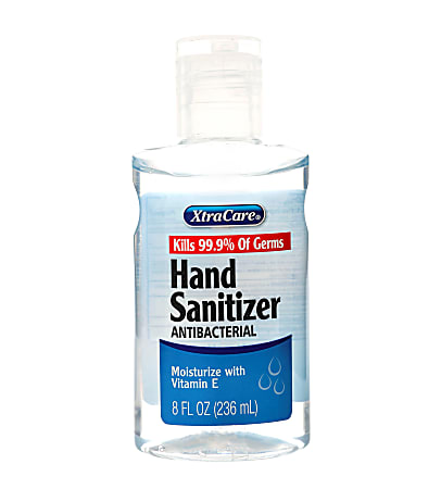 XtraCare Fragrance Free Hand Sanitizer 8 Oz Office Depot