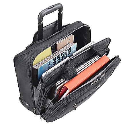 Solo New York Bryant Rolling Portfolio Bag with 17.3 Laptop Pocket Black -  Office Depot