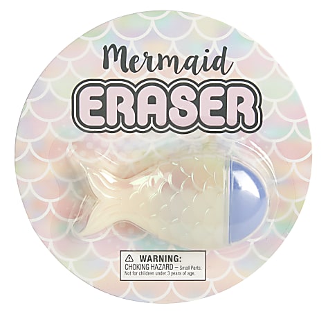Office Depot® Brand Fun With Writing Eraser, Mermaid