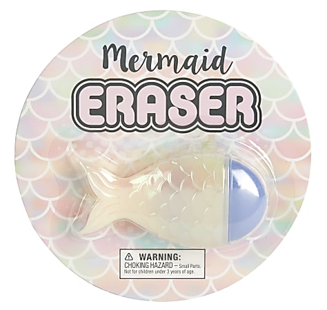 Office Depot® Brand Fun With Writing Eraser, Mermaid