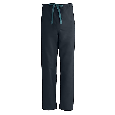 Medline ComfortEase™ Unisex Reversible Drawstring Pants, 2X, Black