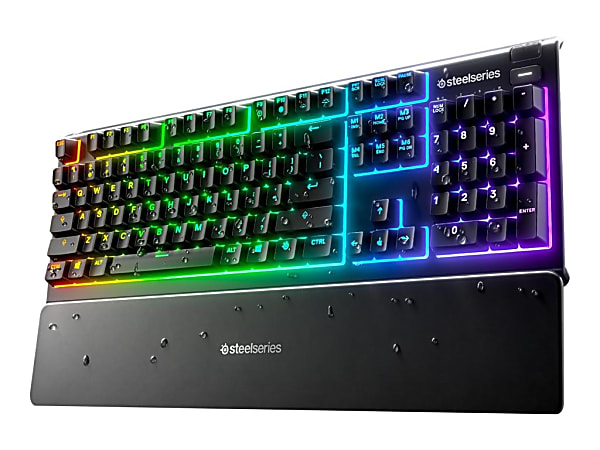 SteelSeries Apex 3 Water Resistant Gaming Keyboard 64795 - Office