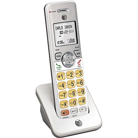 AT&T Accessory Handset with Caller ID/Call Waiting - Cordless - DECT - 50 Phone Book/Directory Memory