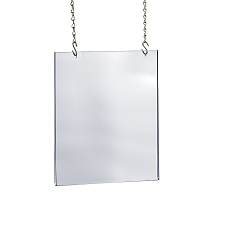 Azar Displays Acrylic Hanging Poster Frame, 28" x 22", Clear