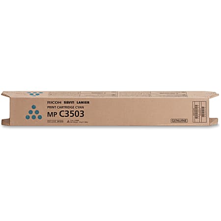 Ricoh Original Toner Cartridge - Laser - 18000 Pages - Cyan - 1 Each