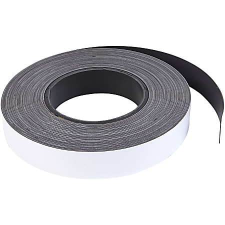 3" X 50 Foot - White Warehouse Labels - Magnetic Rolls