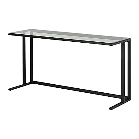 South Shore City Life 63"W Computer Desk, Pure Black