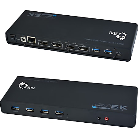 SIIG USB 3.0 4K Dual Video Docking Station