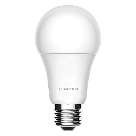 Array By Hampton A19 800-Lumen Smart Wi-Fi Adjustable LED Bulb, 60-Watt, White