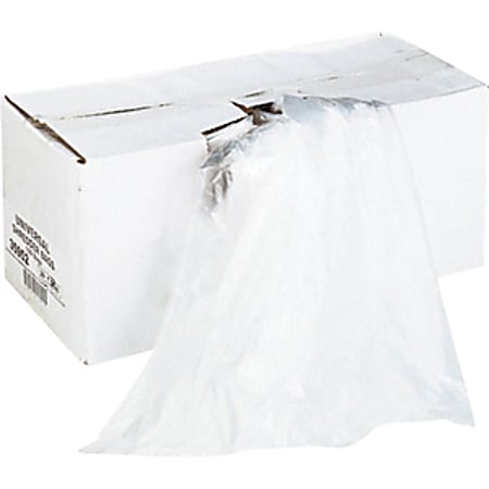 Universal High-Density Shredder Bag, 56 gal, 48"H x 28"W x 22"D, Clear, 100 / Carton