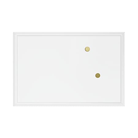 U Brands Magnetic Dry-Erase Board, 30" X 20", White Décor Frame (2071U00-01)