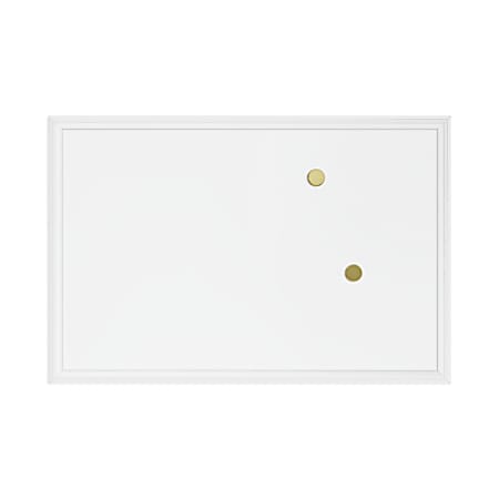 U Brands Magnetic Dry Erase Board, 30" X 20", White Wood Frame