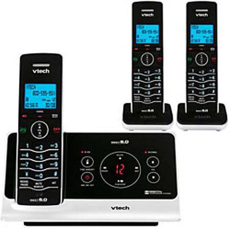 VTech® LS6225-3 DECT 6.0 Digital 3-Handset Cordless Phone Set With Digital Answering System