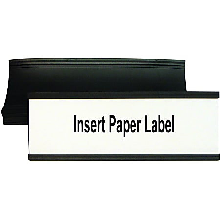 MasterVision Black Magnetic Data Cards - Support 6