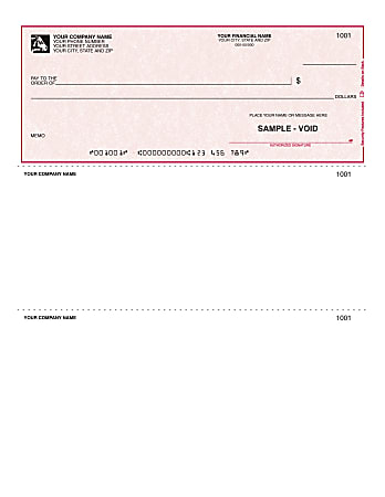 Custom Laser Multipurpose Voucher Checks With Lines For Quicken® / Quickbooks® / Microsoft®, 8 1/2" x 11", Box Of 250