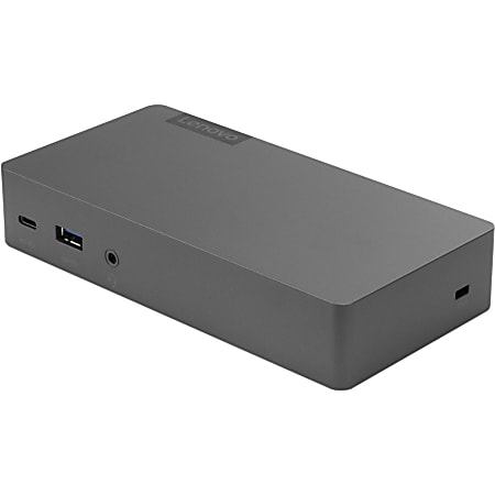 Lenovo Thunderbolt 3 Essential Dock - for Notebook - 65 W - USB Type C - 2 x USB 3.0 - USB Type-C - Network (RJ-45) - HDMI - DisplayPort - Thunderbolt - Docking