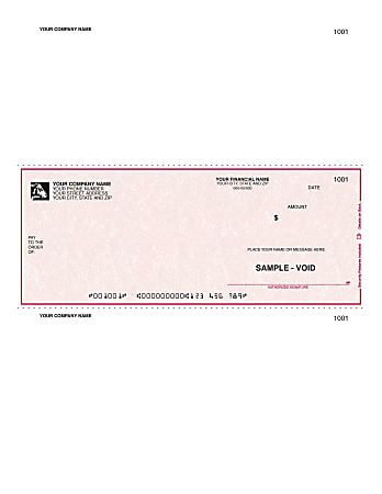 Custom Laser Multipurpose Voucher Checks for Sage 50 U.S. and other Sage brands, 8-1/2" x 11", Box of 250