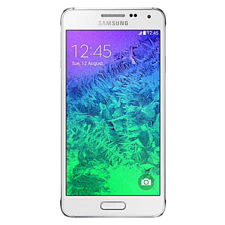 Samsung Galaxy Alpha G850A Cell Phone, White, PSN100612