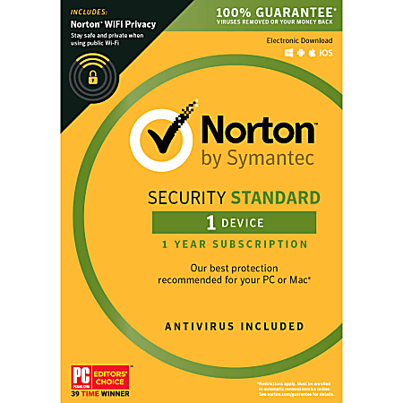 Norton™ Security Standard 1-User/1-Device Software, Download