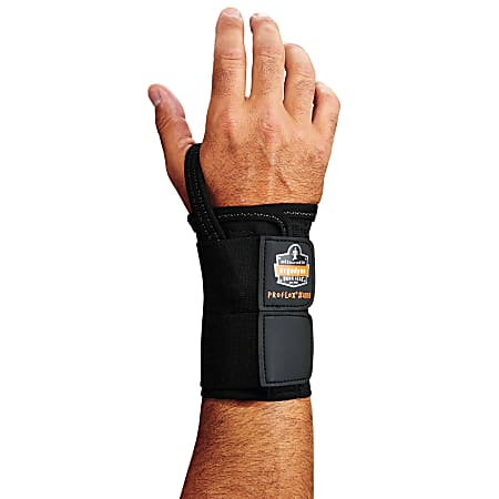 Ergodyne ProFlex® 4010 Support, Right Wrist, Large, Black